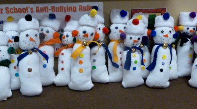 Sock Snowman Gift and Merry Christmas Splat the Cat!