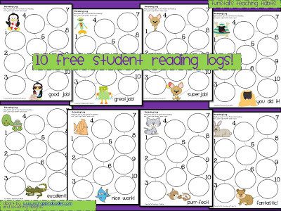 I promise I know how to count…really…Free Reading Logs Updated