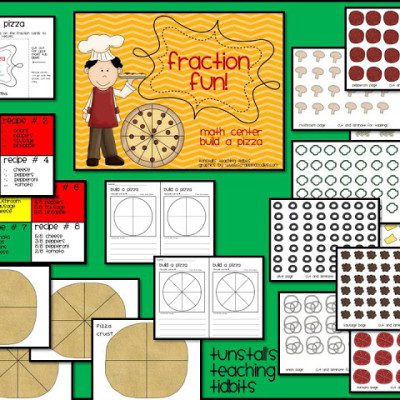 Build a Pizza Math Center!