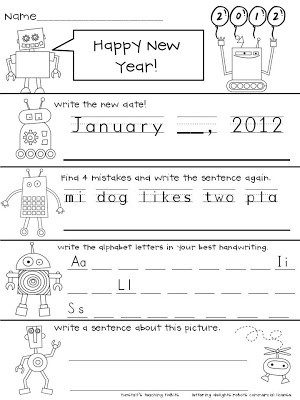 2012 Morning Work Freebie and Another Top Ten!