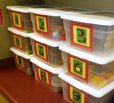 Back To School 10 Math Centers {&Freebie}