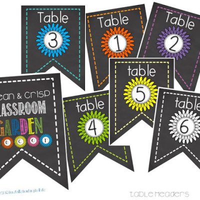 Chalky Classroom Garden Decor