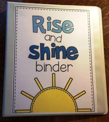 Rise and Shine Binder