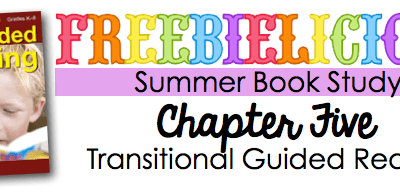 Guided Reading-Transitional Readers Cheat Sheet!
