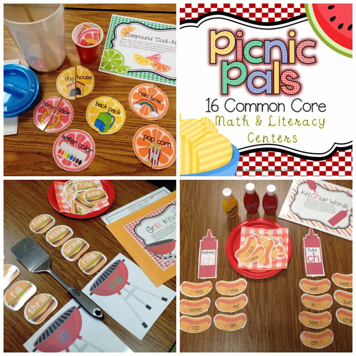 http://www.teacherspayteachers.com/Product/Picnic-Pals-16-Common-Core-Literacy-and-Math-Centers-647593