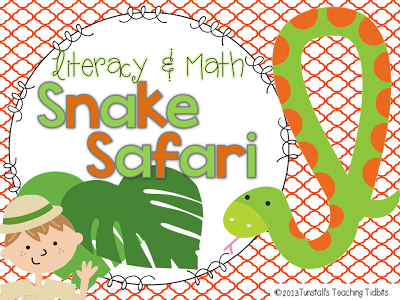 http://www.teacherspayteachers.com/Product/Snake-Safari-Math-and-Literacy-Centers-and-More-669147