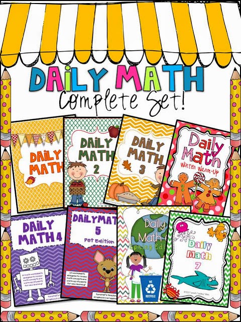 http://www.teacherspayteachers.com/Product/Daily-Math-Complete-Set-264029