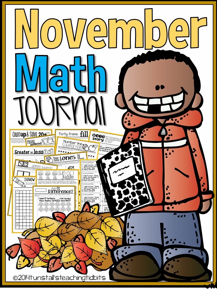 http://www.teacherspayteachers.com/Product/November-Math-Journal-Interactive-Printables-1276923
