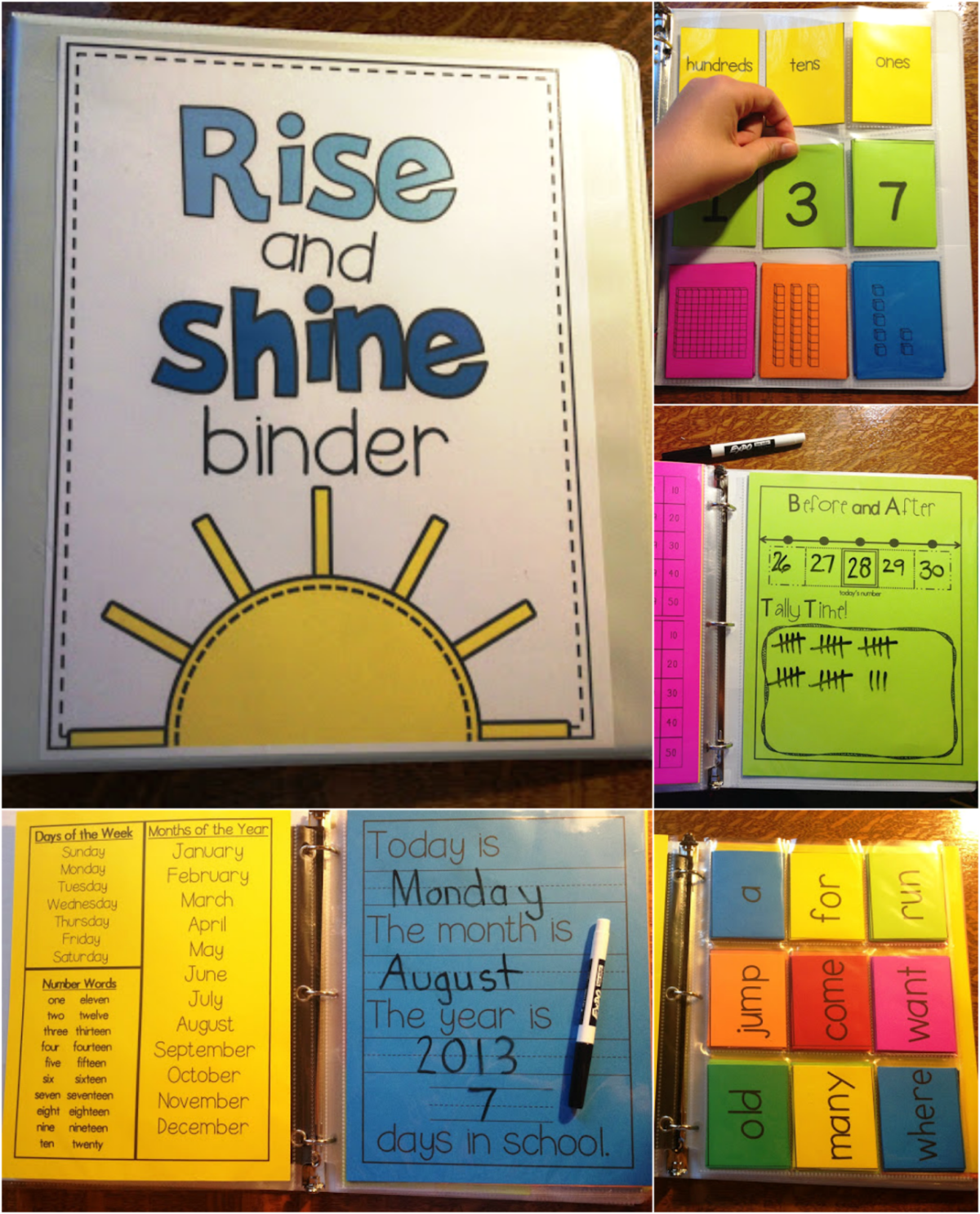 http://www.teacherspayteachers.com/Product/Rise-and-Shine-Binder-762792