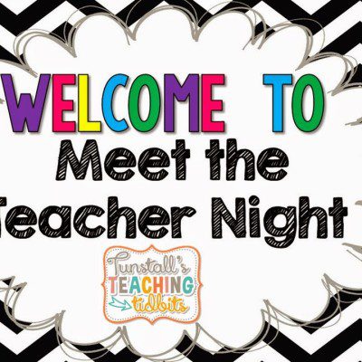 Meet the Teacher Night Signs