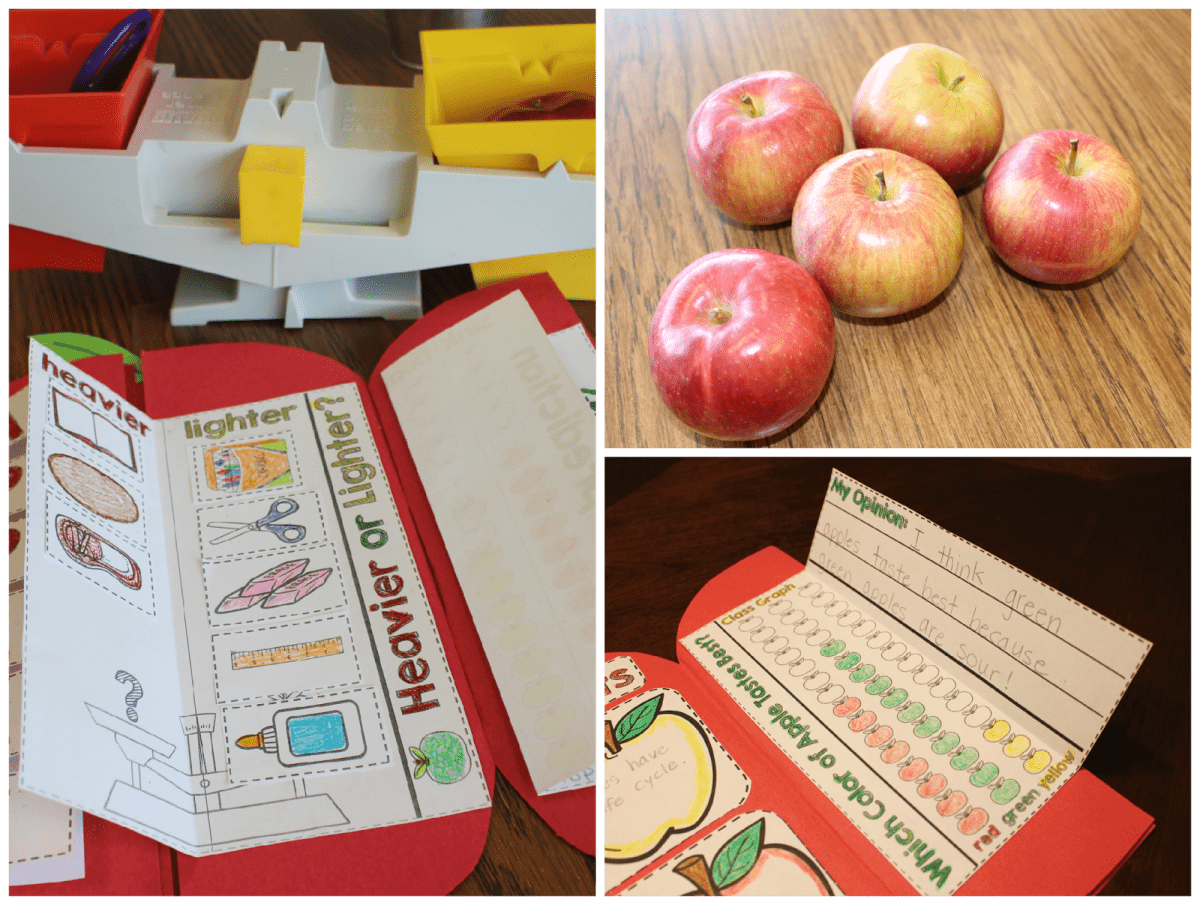 http://www.teacherspayteachers.com/Product/Apple-Science-Interactive-Activities-1444752