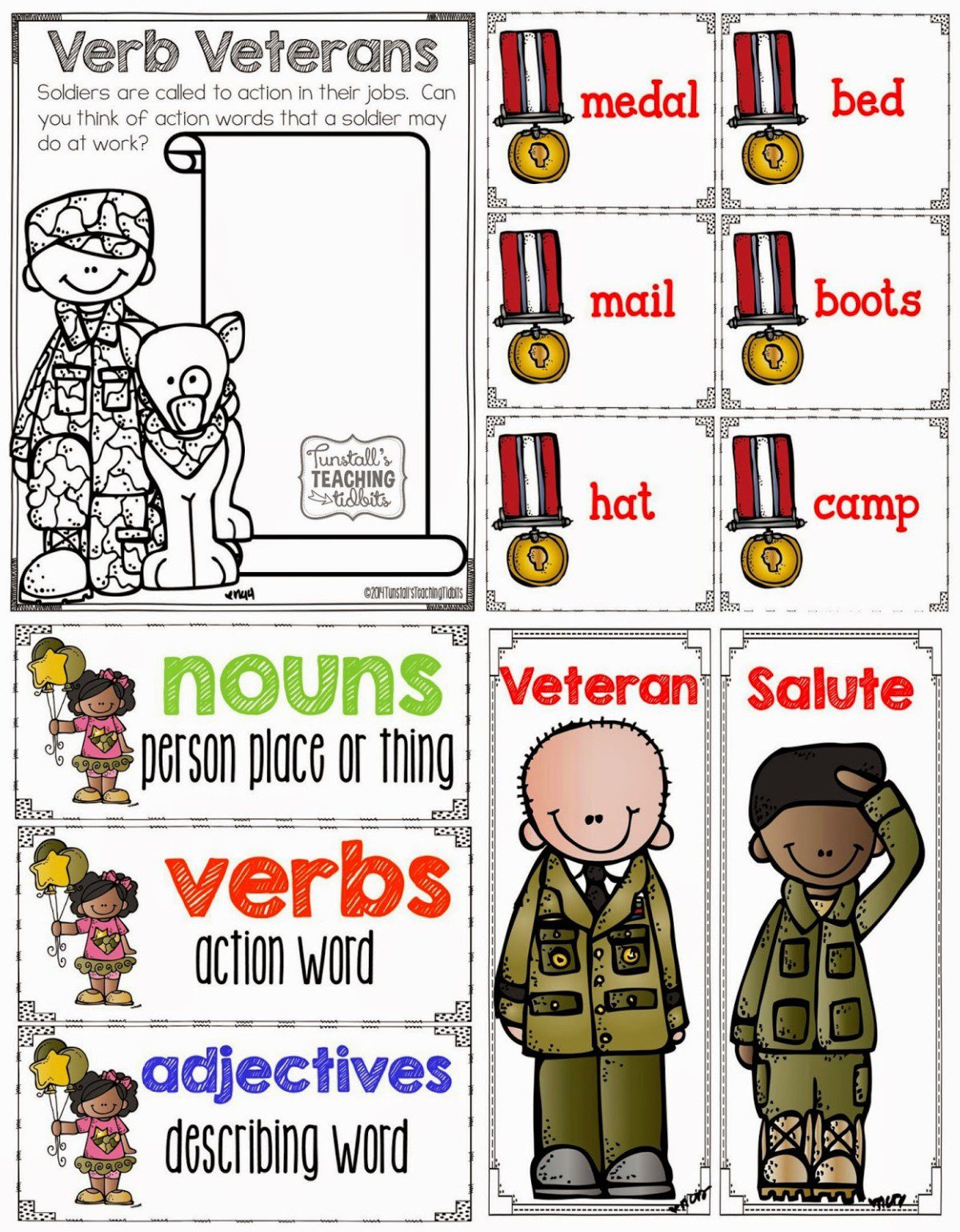 http://www.teacherspayteachers.com/Product/Veterans-Day-Math-and-Literacy-1530681