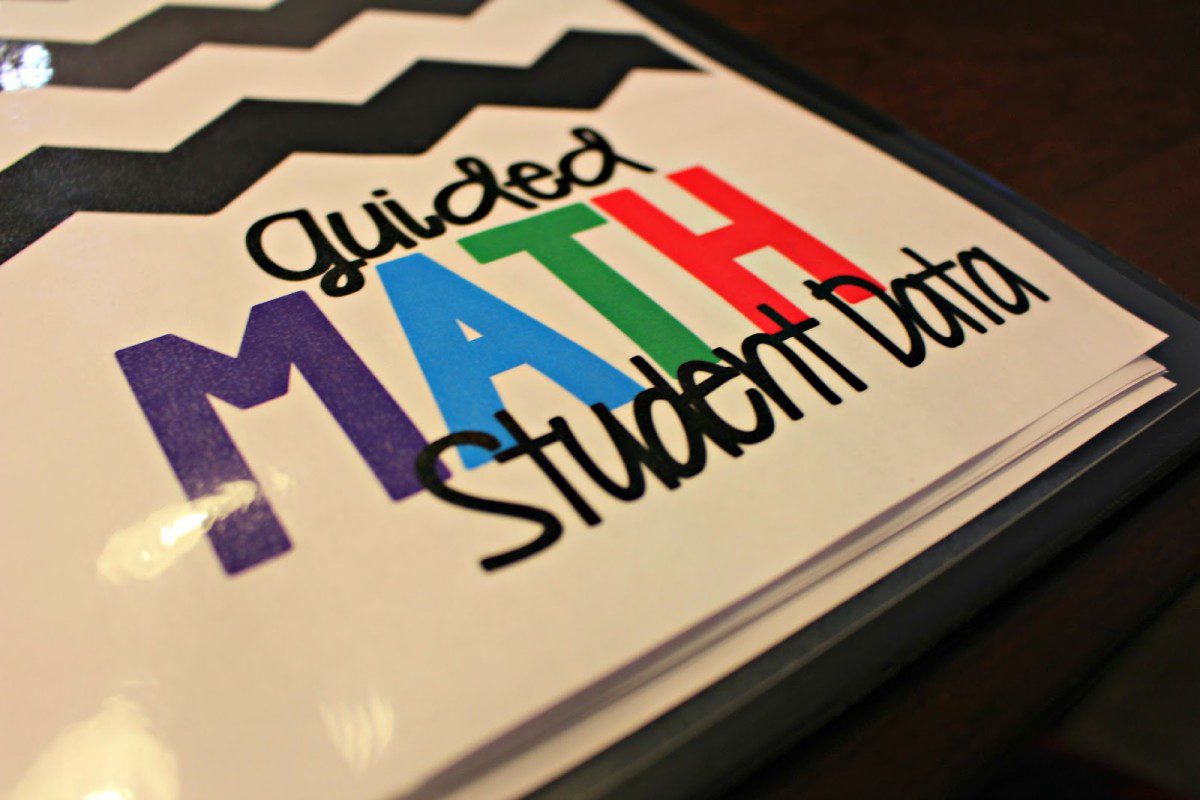 Guided Math Binder for First Grade  Guided Math Binder for Any Grade 