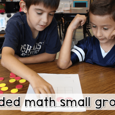 Guided Math Whole Group to Small Group