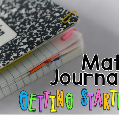 Math Journals:  Getting Started