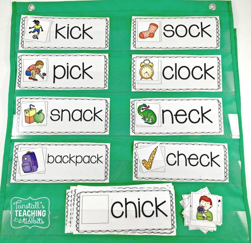 Free Printable Pocket Chart Cards