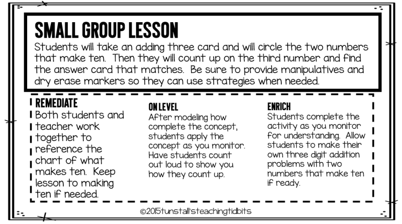 small group example