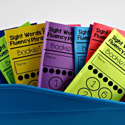 Sight Words and Fluency Phrases Booklets