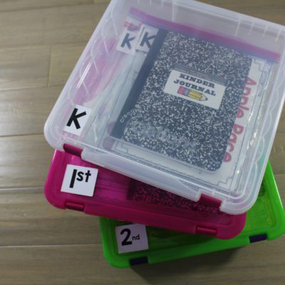 Organizing Math Centers