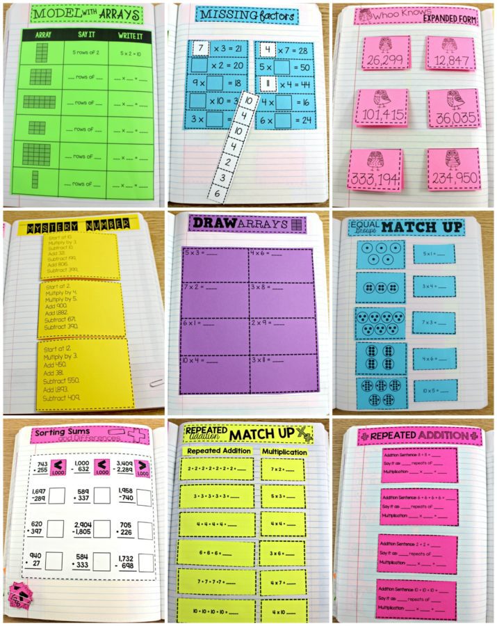 Math Journal Updates - Tunstall's Teaching Tidbits