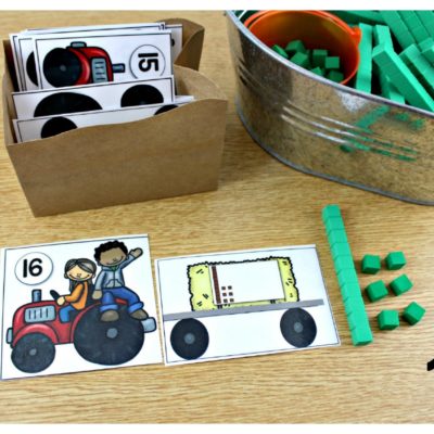 October Math Centers K, 1, and 2