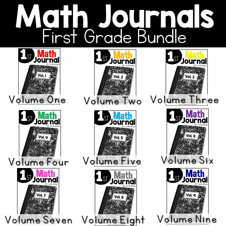 first grade math journals