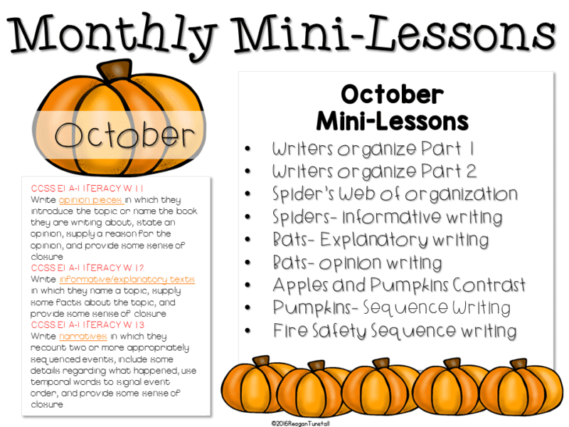 October Writing
