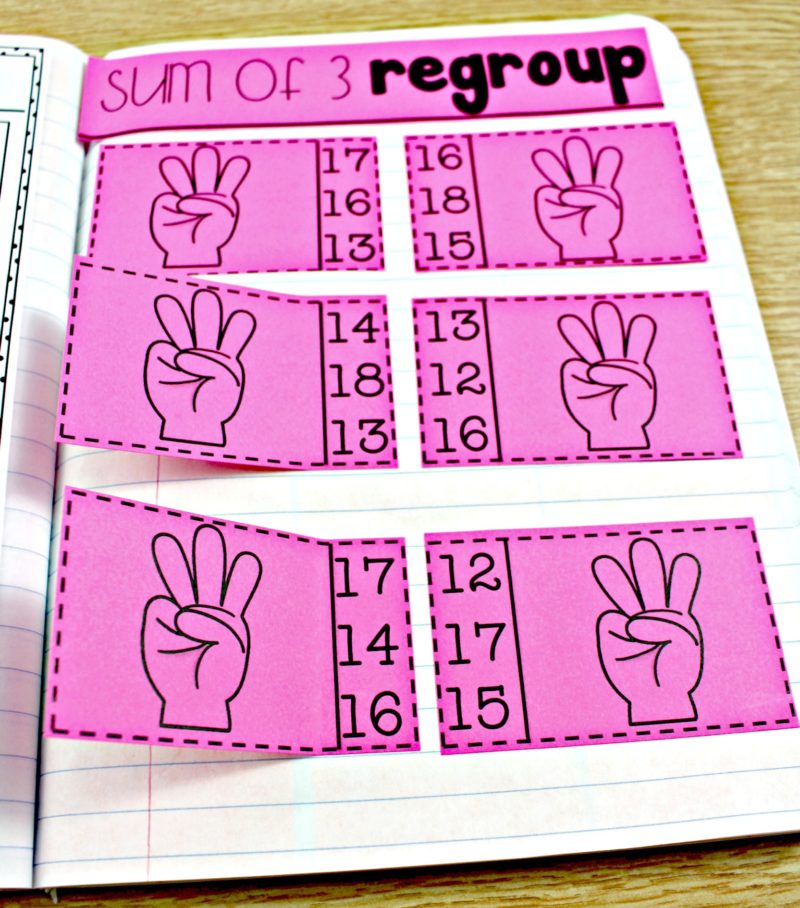 Student created math journals for the entire year! These interactive math notebooks are a great way for Kindergarten, 1st grade, 2nd grade, 3rd grade, and 4th grade to practice math skills in an interactive way. These math journals cover number sense, addition and subtraction, graphing, shapes, money, word problems and so much more!