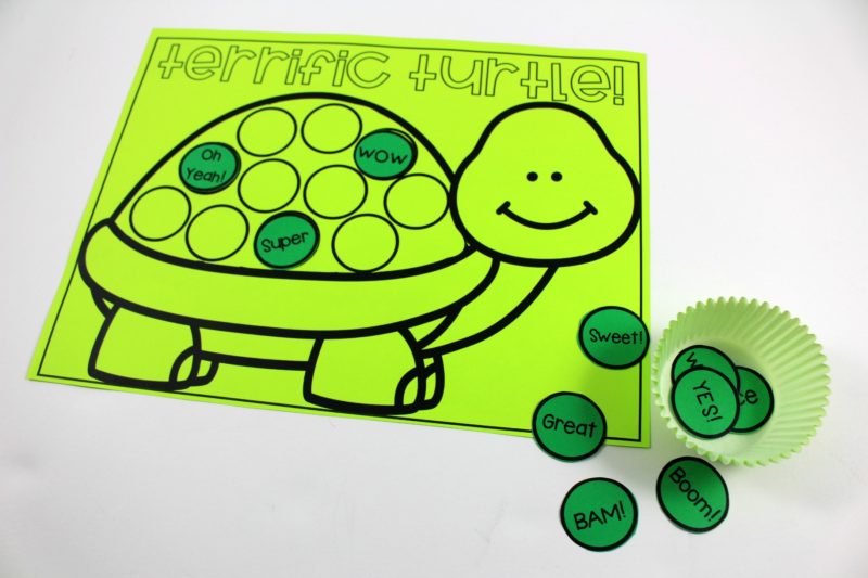 Turtle Behavior Chart