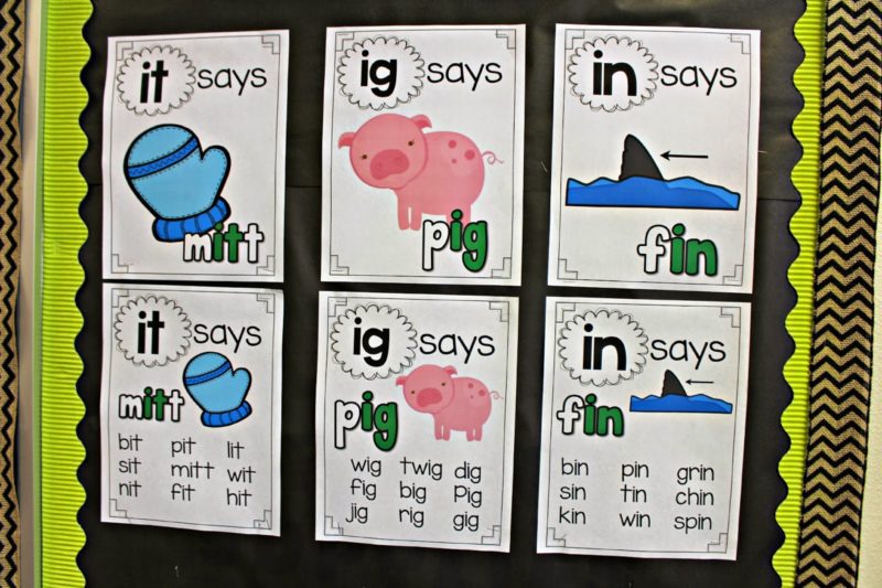 phonics word family