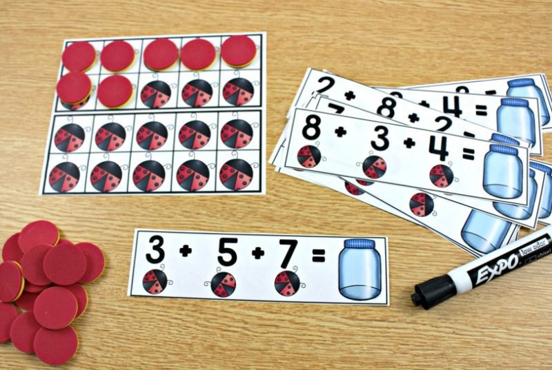 ladybug april math