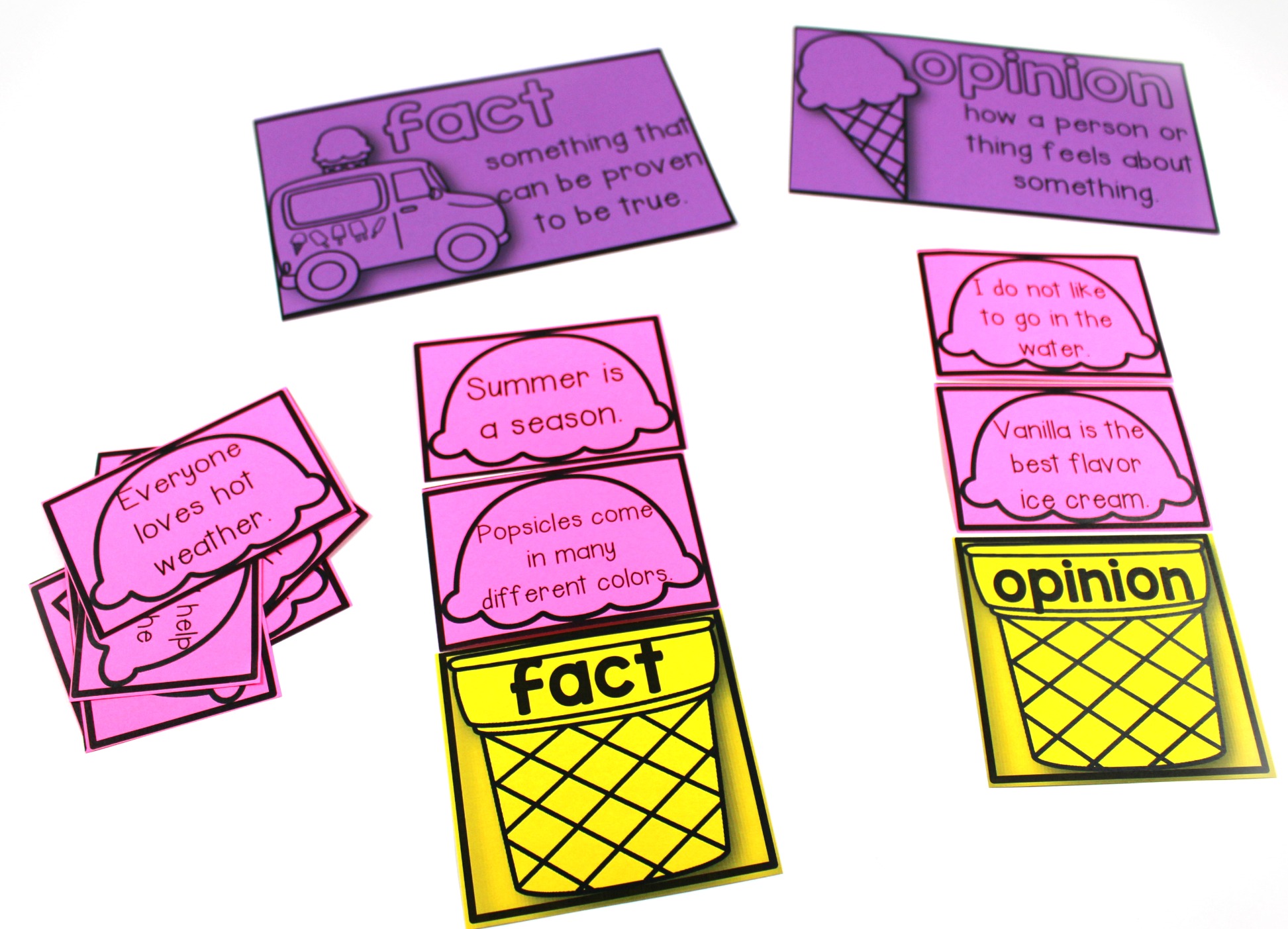 Fact And Opinion Anchor Chart Printable