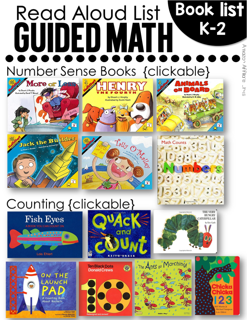 101 guided math read aloud books 
