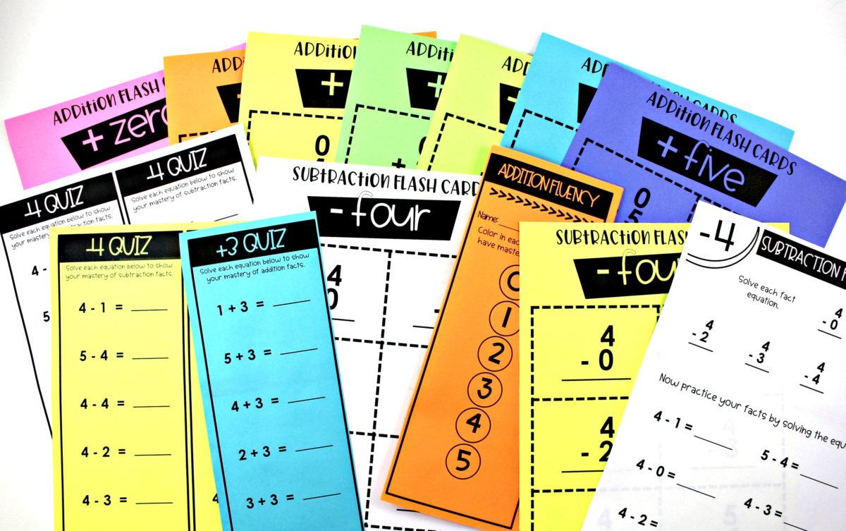 Math Fact Fluency - Tunstall's Teaching Tidbits