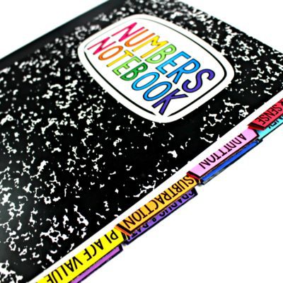 Color-Coded Learning: Numbers Notebook