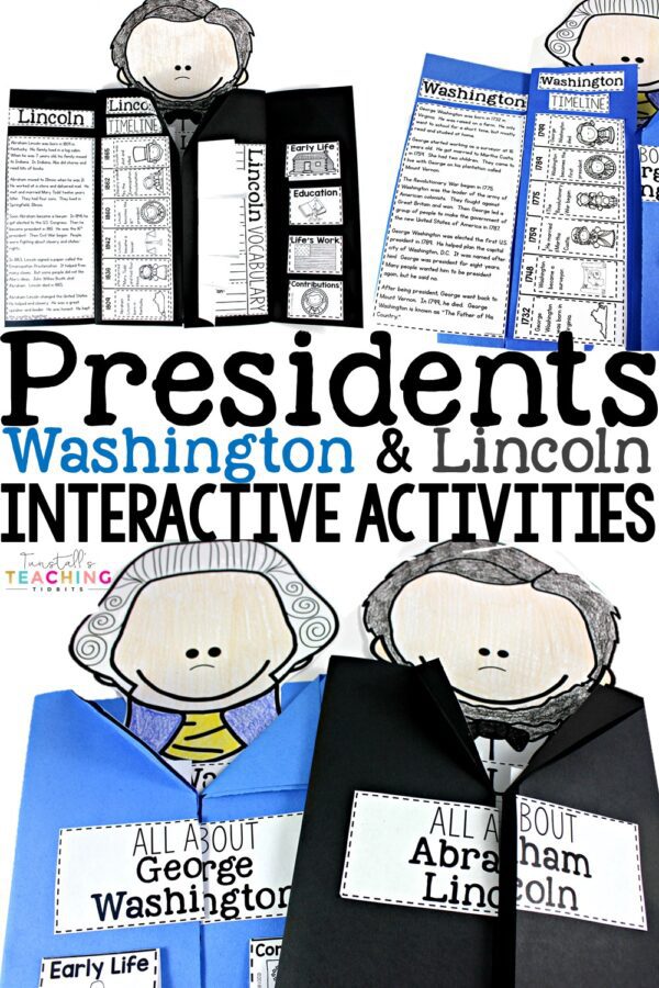 presidents Washington and Lincoln