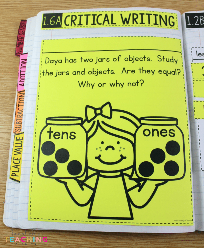 The benefits of the numbers notebook are they cover number sense, addition and subtraction, graphing, shapes, money, time, word problems, and so much more! These interactive math notebooks are a great way for Kindergarten, 1st grade, and 2nd grade to practice targeted math skills in an interactive way.