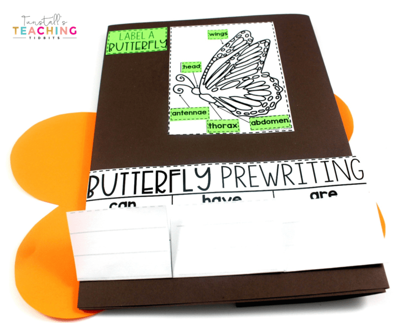 This interactive butterfly science unit provides interactive activities to teach all about butterflies! Fill a science notebook or create a 3-dimensional butterfly science book with interactive, hands on science lessons on parts of a butterfly, butterfly life cycle, butterfly facts, adaptations, butterfly experiment, & more! This lap book foldable makes a great STEM resource for kindergarten, first, & second grade. To learn more about "Butterfly Interactive Science", visit www.tunstallsteachingtidbits.com