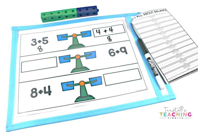 First grade Write & Wipe Centers are designed to slip into a sheet protector/wipe off pouch for NO PREP workstations! Available in color and black & white. Students simply grab pocket sleeve, a few manipulatives, & a dry erase pen for interactive, hands-on math station. Recording sheet booklet included for accountability. Topics: number sense, addition, subtraction, place value, geometry, money, telling time, graphs & data, measurement. www.tunstallsteachingtidbits.com
