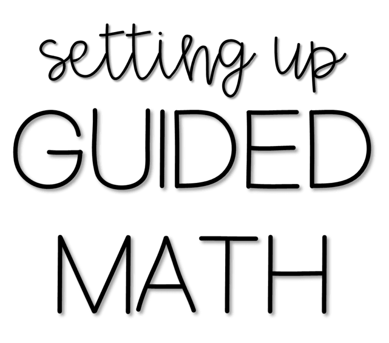Setting up guided math for kindergarten, first grade, second grade, third grade, fourth grade. How to create a math block with the components of guided math.