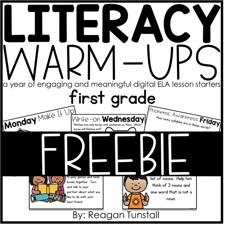 Literacy Word Wall And Warm Ups Tunstall S Teaching Tidbits