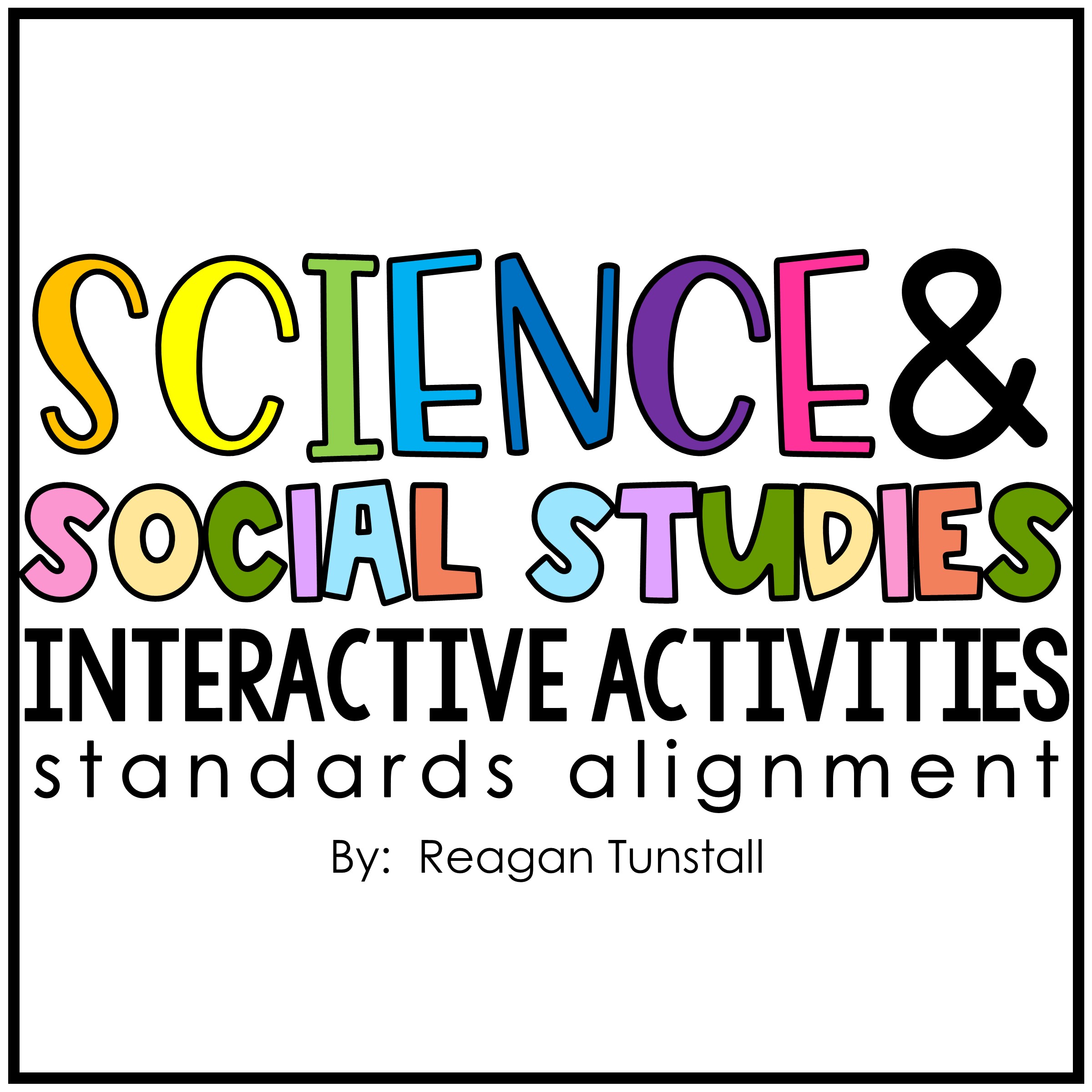 Science and social studies themes with standards alignment. Interactive activities to teach science and social studies standards for kindergarten, first grade, and second grade. 