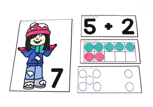 winter math and literacy kindergarten