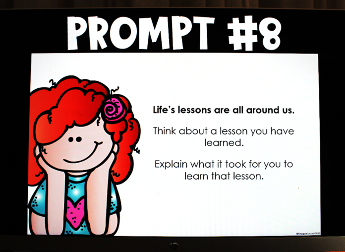 Digital Writing Prompts for grades 3-5