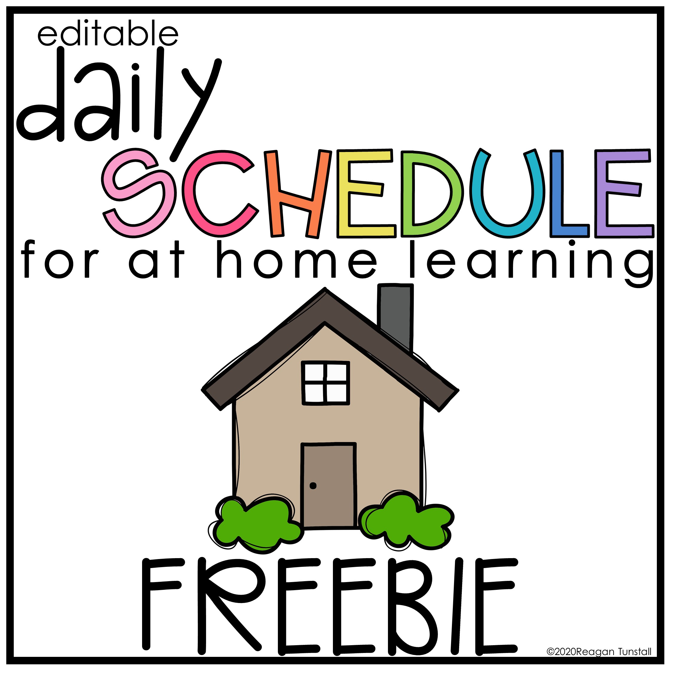daily schedule for at home learning