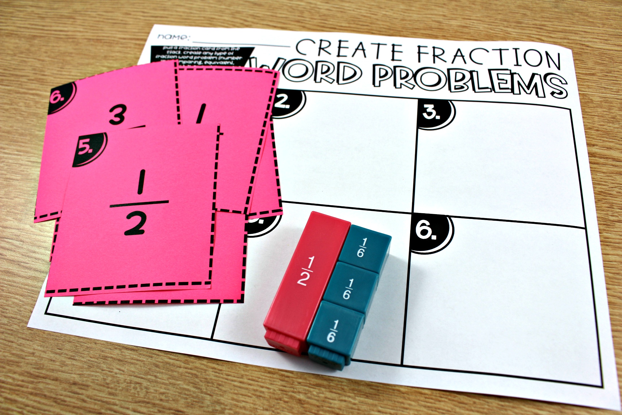 third grade math centers 