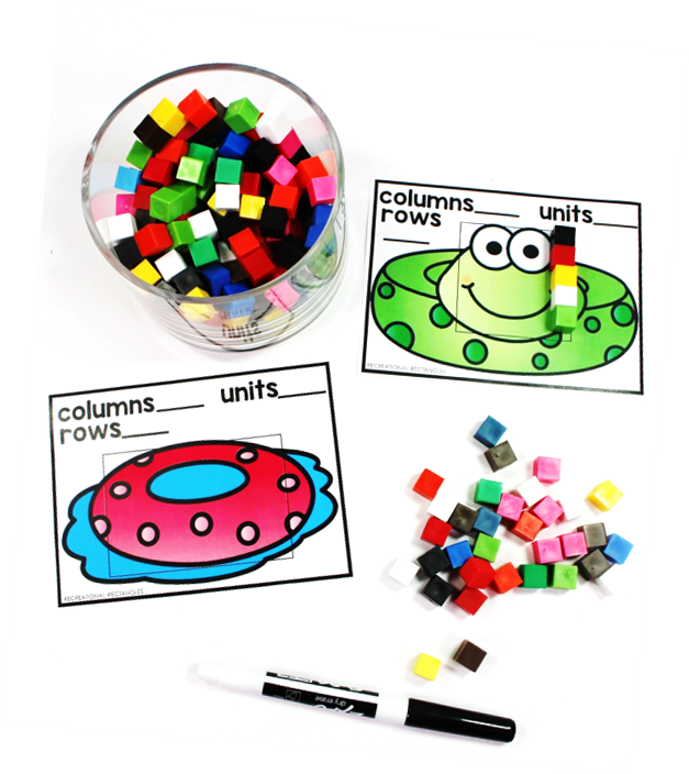 Summer math and literacy workstations