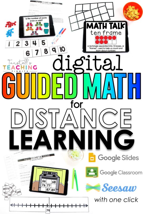 Digital Guided Math for Distance Learning Tunstall