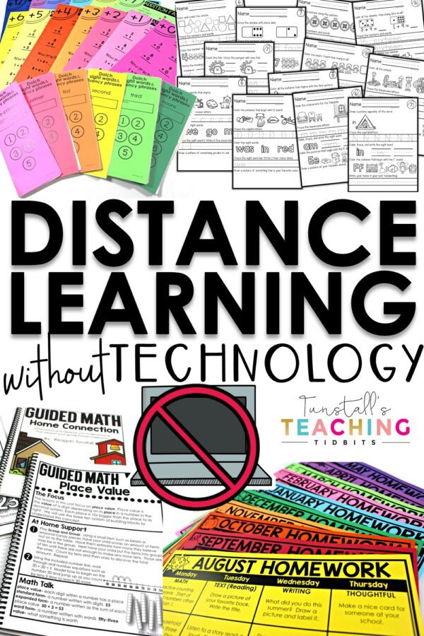 Distance Learning without Technology