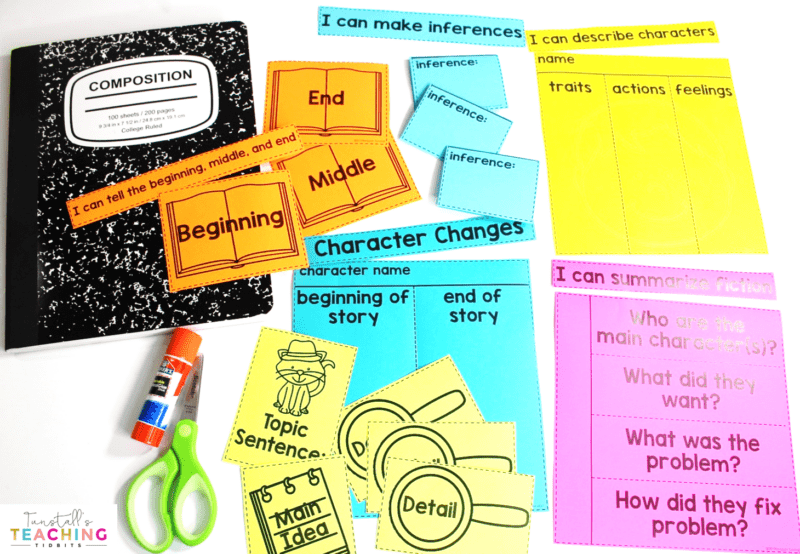 ELA English Language Arts Reader Response Journals